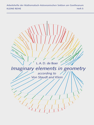 cover image of Imaginary elements in geometry